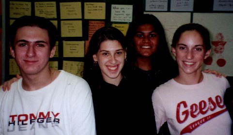 Andy, Amy, Eshita, and Lauren