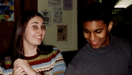 Emily and Santosh